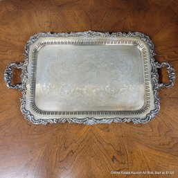 Silver Plate Oneida Handled Tray