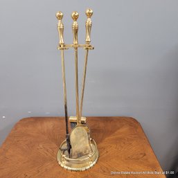 Brass Fireplace Tools (Local Pick Up Or UPS Store Ship Only)
