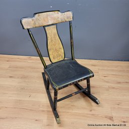 Antique Painted Small Rocking Chair (Local Pick Up Only)