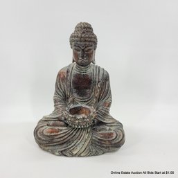 Faux Finished Wood Alter Buddha