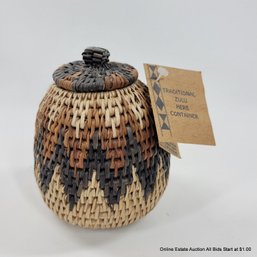 Zulu Herb Container Basket