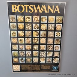 Botswana Basket Framed Poster (LOCAL PICKUP ONLY)