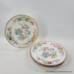 4 Mintons Birks Cuckoo Pattern 9' Salad Plates