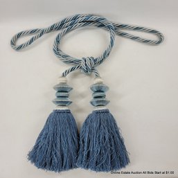 Oversized Blue Decorative Tassel