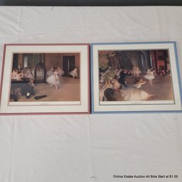 2 Framed Edgar Degas Prints