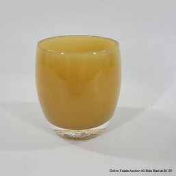 Glassybaby Glass Candle Holder In Hazelnut 3.75'