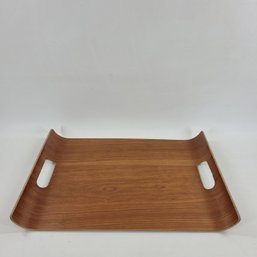 Levenger Molded Wood Handled Tray