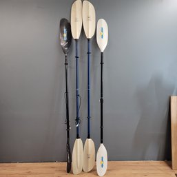 2 Werner & 2 Aqua Bound Kayak Paddles (LOCAL PICKUP ONLY)