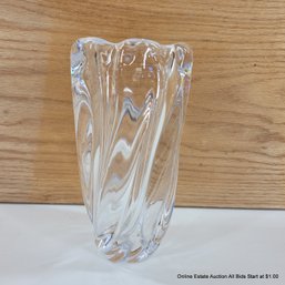 Orrefors Crystal Waterfall Flower Vase