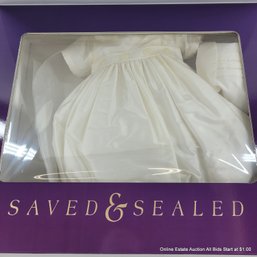 Childs Silk Dress In Sealed Preservation Box