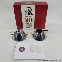 Alessi Michael Graves Family 20th Anniversary Collection Cream & Sugar In Box