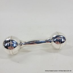 Sterling Silver Rattle Total Weight 84 Grams