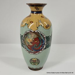 Fine Japanese Cloisonne Vase Namikawa Type Circa 1900