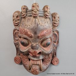 Antique Tibetan Demon Mask