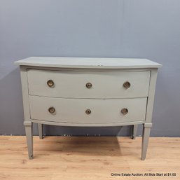 Painted Wood 2 Drawer Dresser (LOCAL PICK UP ONLY)