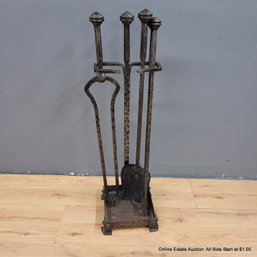 Wrought Iron Fireplace Tools  (LOCAL PICKUP OR UPS STORE SHIP ONLY)