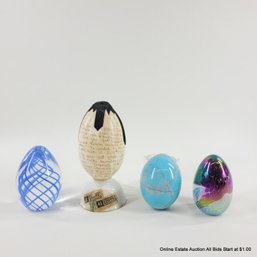 4 Decorative Eggs