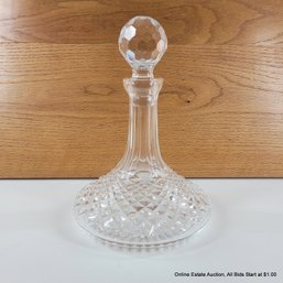 Vintage Crystal Decanter With Stopper