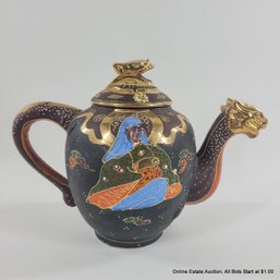 Vintage Japanese Satsuma Dragon Teapot