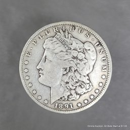 1891 United States Carson City Morgan Silver Dollar