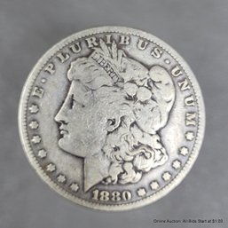 1880 United States San Francisco Morgan Silver Dollar