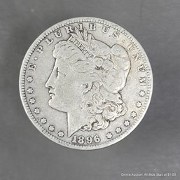 1896 United States San Francisco Morgan Silver Dollar