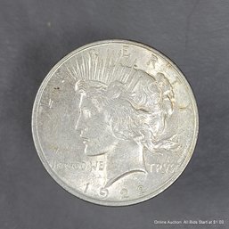1922 United States Philidelphia Peace Silver Dollar