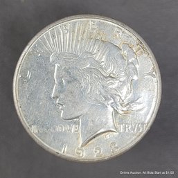 1923 United States San Francisco Peace Silver Dollar