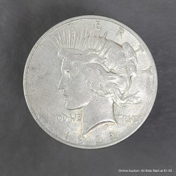 1922 United States Denver Peace Silver Dollar