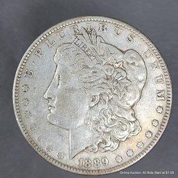 1889 United States Philidelphia Morgan Silver Dollar