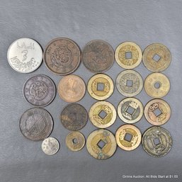 Assorted International Coins Including China