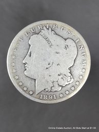1891 United States New Orleans Morgan Silver Dollar