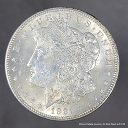 1921 United States Philadelphia Morgan Silver Dollar