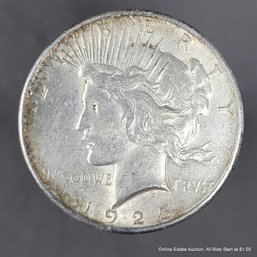 1925 United States Philadelphia Peace Silver Dollar