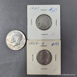 3 Untied States Coins