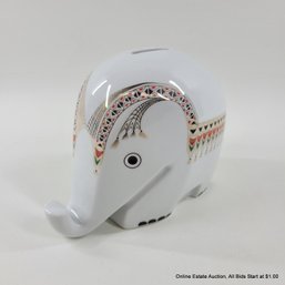 Hochst Decor Porcelain Elephant Piggy Bank