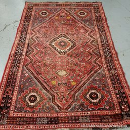 Hand Knotted Wool Carpet With Traditional Design  8'7' X 5' 8'