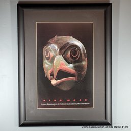 Framed Burke Museum Bird Mask Print