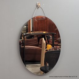 Oval Mirror With Table Accent (LOCAL PICKUP ONLY)