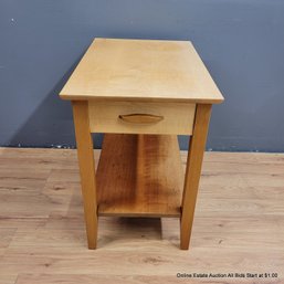 Maple Side Table With Drawer (LOCAL PICKUP ONLY)