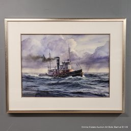 William E. Ryan Original Watercolor Tyee (LOCAL PICKUP OR UPS STORE SHIP ONLY)