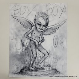 Paul McCarthy Archival Inkjet On RR Polar Matte Archival Paper 16/150 Titled Boy Boy Unframed