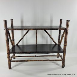 Antique Bamboo Display Shelf (LOCAL PICKUP ONLY)