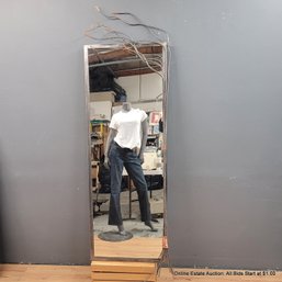 Steel & Copper Full Length Wall Mirror (LOCAL PICKUP ONLY)