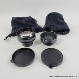 Sony Wide Conversion Lens & Sony Tele Conversion Lens