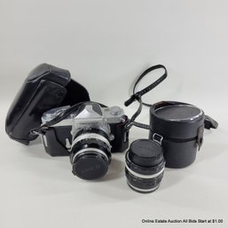 Nikon Nikkormat FTN 35mm SLR & Nikkor-S Auto F-35mm Lens