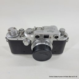 Leica D.R.P Ernst Leitz Wetzlar IIIc 35mm Rangefinder Film Camera Body & Lens