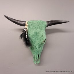 Cast Porcelain Buffalo Skull (LOCAL PICKUP ONLY)