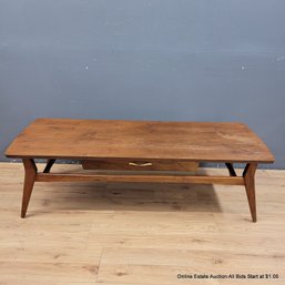 Vintage Mid-Century Mersman Coffee Table With Drawer (LOCAL PICK UP ONLY)