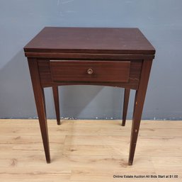 Flip-Top Sewing Table, No Machine (LOCAL PICK UP ONLY)
